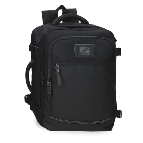 Pepe Jeans Stratford Rucksack für Laptop, Schwarz, 25 x 40 x 17 cm, Polyester, 17 l, von Joumma Bags, Schwarz, Talla única, Laptop-Rucksack Pepe Jeans Stratford Rucksack für Laptop, Schwarz, 25 x 40 x 17 cm, Polyester, 17 l, von Joumma Bags, Schwarz, Talla única, Laptop-Rucksack von Pepe Jeans