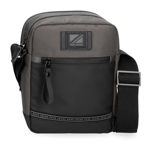 Pepe Jeans Stratford Herren-Gepäck-Kuriertasche, grau, Einheitsgröße, Umhängetasche Pepe Jeans Stratford Herren-Gepäck-Kuriertasche, grau, Einheitsgröße, Umhängetasche von Pepe Jeans