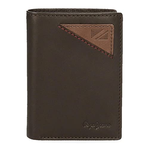 Pepe Jeans Striking Geldbörse mit Kartenhalter, Braun, 11 x 7 x 1,5 cm, Leder, braun, Geldbörse mit Kartenfach Pepe Jeans Striking Geldbörse mit Kartenhalter, Braun, 11 x 7 x 1,5 cm, Leder, braun, Geldbörse mit Kartenfach von Pepe Jeans
