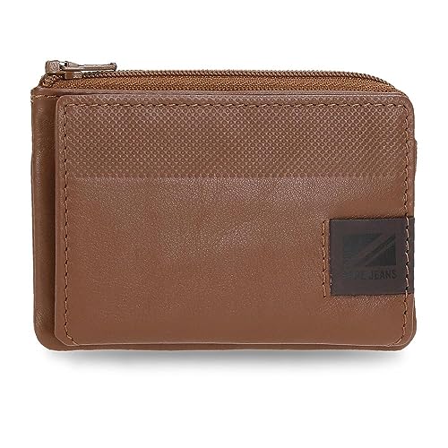 Pepe Jeans Topper Geldbörse mit Kartenfach, Braun, 11 x 7 x 1,5 cm, Leder, braun, Talla única, Geldbörse mit Kartenhalter Pepe Jeans Topper Geldbörse mit Kartenfach, Braun, 11 x 7 x 1,5 cm, Leder, braun, Talla única, Geldbörse mit Kartenhalter von Pepe Jeans
