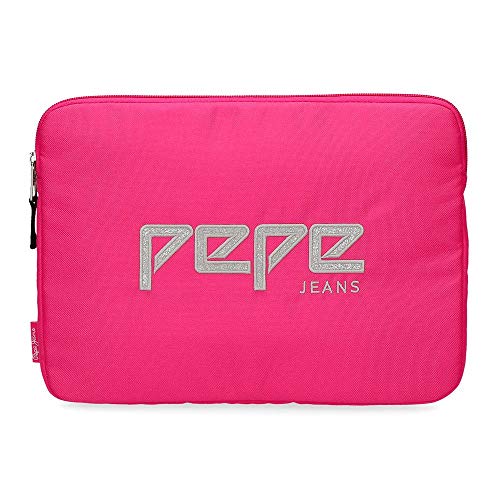 Pepe Jeans Uma Tablettenbehälter Rosa 35x14x5 cms Polyester 12" von Pepe Jeans