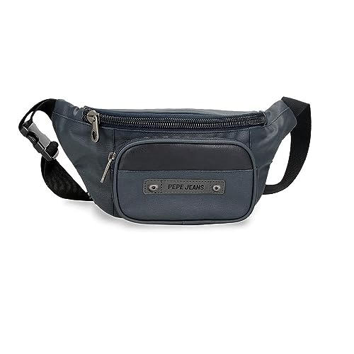 Pepe Jeans Hatfield Gürteltasche Blau, 30 x 13 x 5 cm, Polyester, blau, Talla única, Hüfttasche von Pepe Jeans