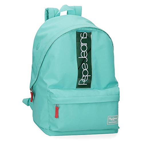 Pepe Jeans Darienne Schulrucksack an Trolley anpassbar Grün 32x44x17,5 cms Polyester und PVC 24.64L von Pepe Jeans