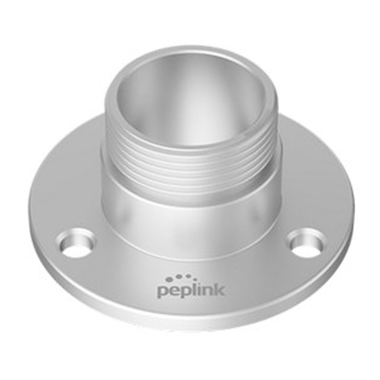 Peplink Stainless Steel 1/4´´ Male Standard Mounting Base Silber 38x32 cm Peplink Stainless Steel 1/4´´ Male Standard Mounting Base Silber 38x32 cm von Peplink