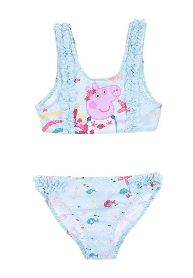 Peppa Pig Badeanzug Peppa Mädchen Bikini Bade-Set Badeanzug Bademode von Peppa Pig