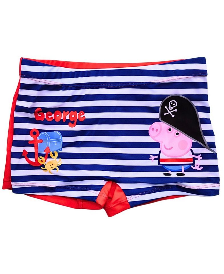 Peppa Pig Badehose George Wutz Schwimmhose - Jungen Bademode Gr. 92 - 128 cm von Peppa Pig