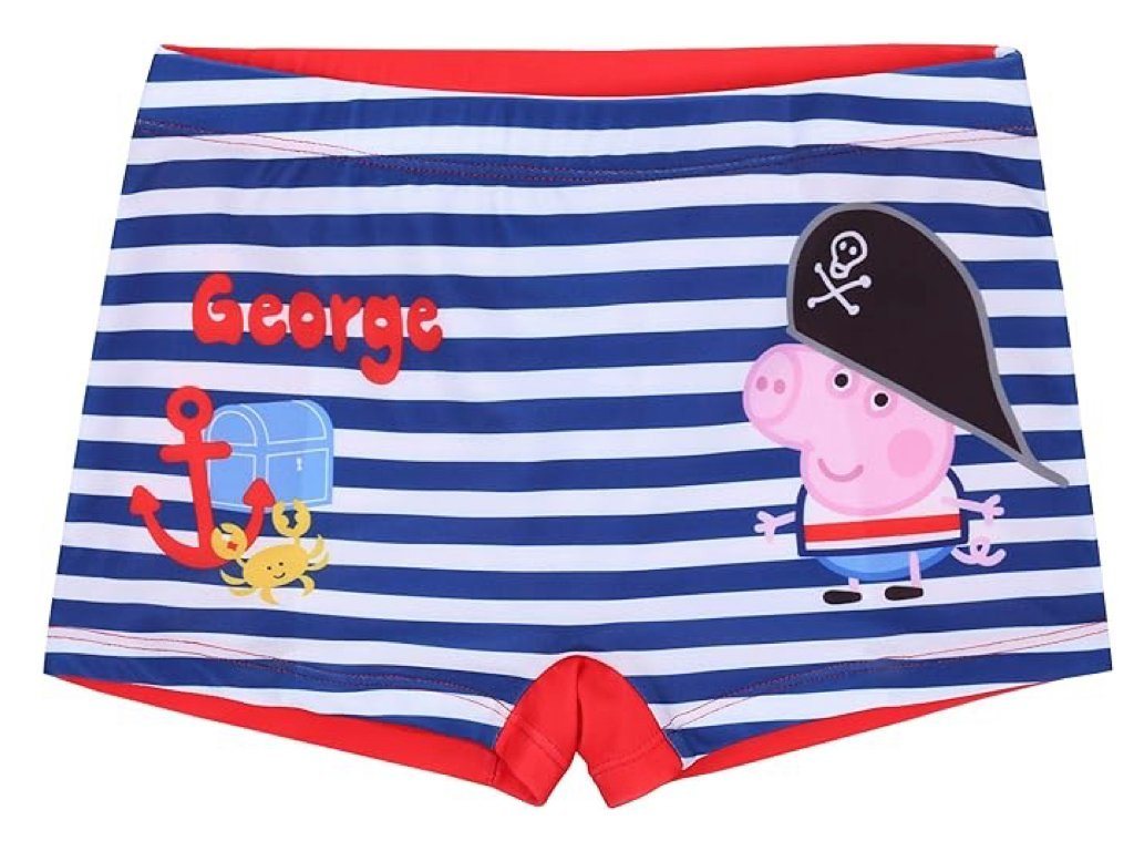 Peppa Pig Boxer-Badehose Peppa George Wutz Badeboxer Badehose von Peppa Pig