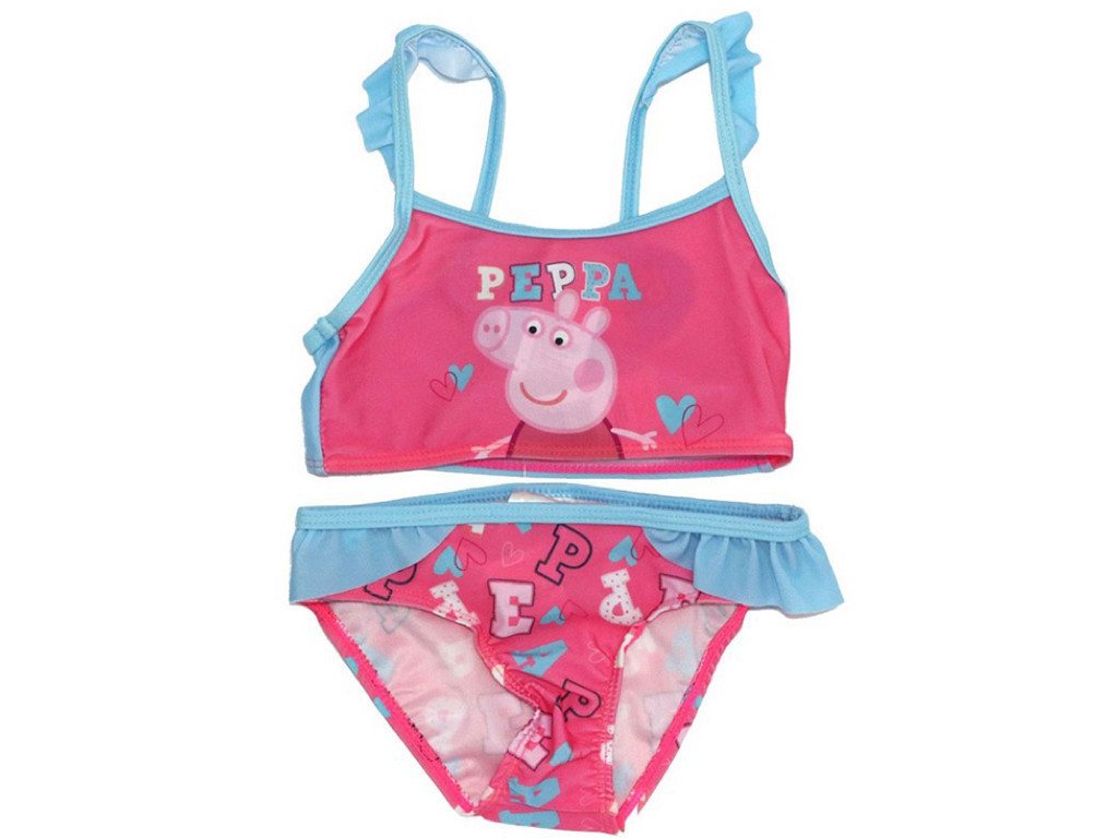 Peppa Pig Bustier-Bikini Peppa Wutz Bikini Peppa Pig Bustier-Bikini Peppa Wutz Bikini von Peppa Pig