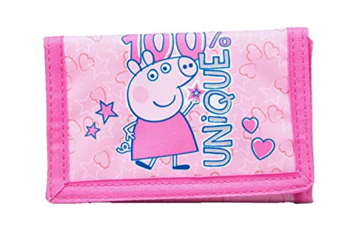 Peppa Pig Dreifach gefaltete Geldbörse für Kinder, Rosa, rose, Einheitsgröße, Modern von Peppa Pig