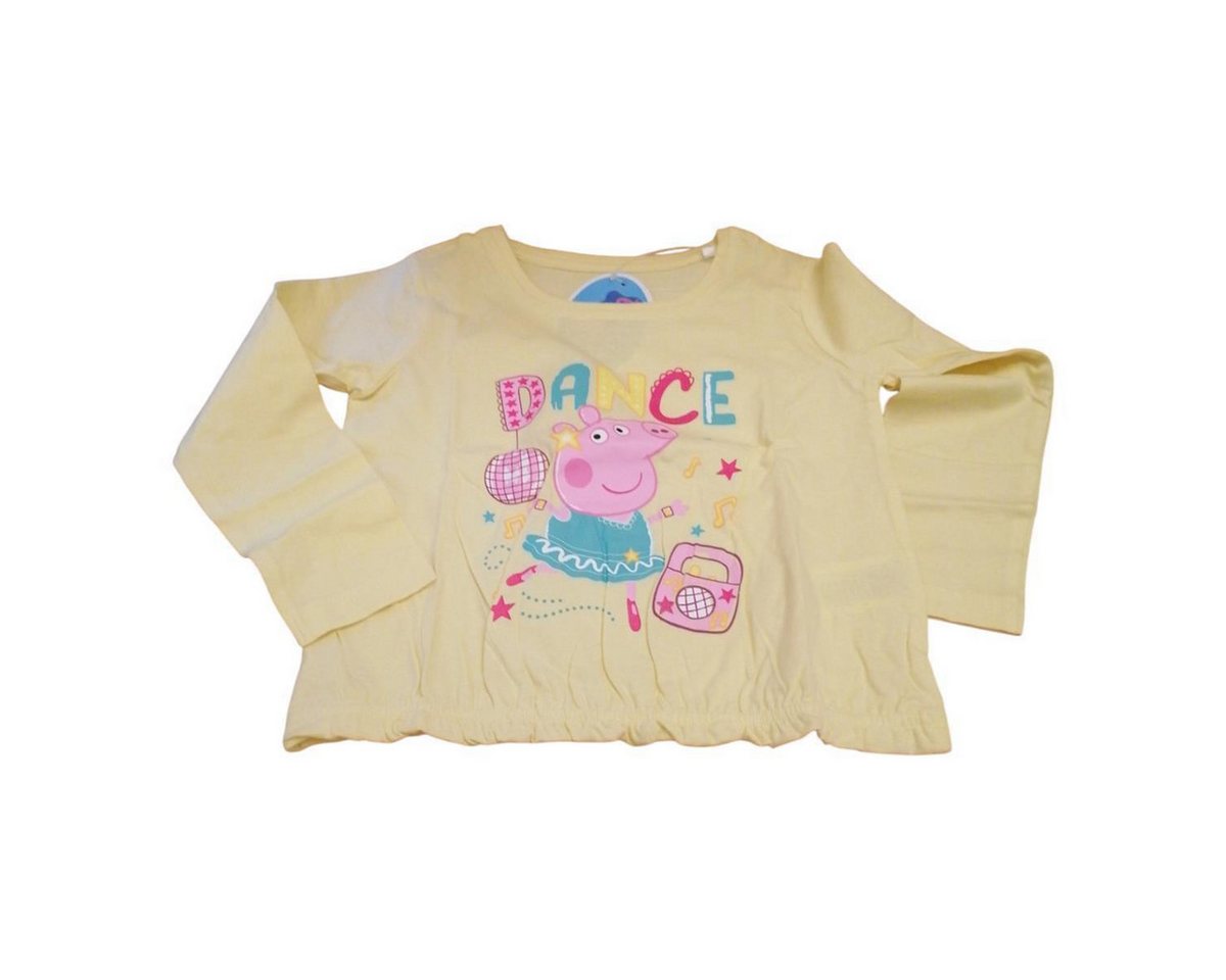 Peppa Pig T-Shirt Peppa Langarm-Shirt für Mädchen, "Peppa Pig Dance", 100% Baumwolle Peppa Pig T-Shirt Peppa Langarm-Shirt für Mädchen, "Peppa Pig Dance", 100% Baumwolle von Peppa Pig