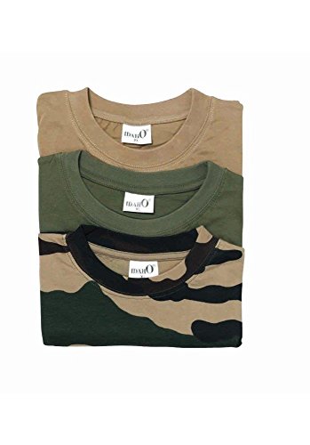 Cityguard - Lot de 3 T-shirts : 2 Unis et 1 Camouflage CE S - Camouflage CE (Centre Europe) von Percussion