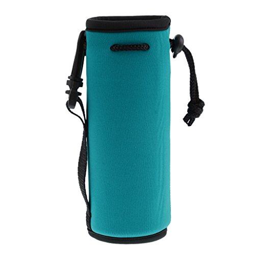 Flaschentasche Neopren Isolierhülle mit Kordelzug für 500ml Trinkflasche, Seeblau Flaschentasche Neopren Isolierhülle mit Kordelzug für 500ml Trinkflasche, Seeblau von Perfeclan