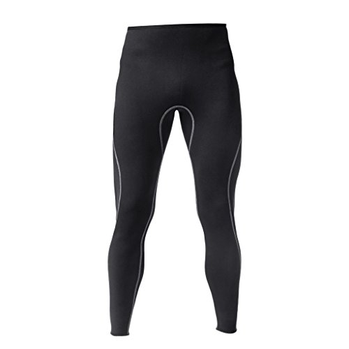 perfeclan Herren Badehose 1.5mm Neopren Hosen Lange Schwimmhose zum Tauchen Schwimmen Surfen, XL von Perfeclan