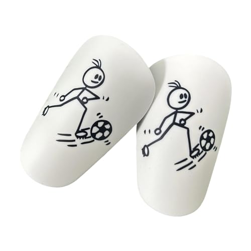 Perfeclan 1 Paar Mini-Fußball-Schienbeinschoner, Beinschutz, Wadenschoner, Fußballtraining, Schienbeinschoner für Outdoor-Sportarten, Fußballspiel, Weiß Perfeclan 1 Paar Mini-Fußball-Schienbeinschoner, Beinschutz, Wadenschoner, Fußballtraining, Schienbeinschoner für Outdoor-Sportarten, Fußballspiel, Weiß von Perfeclan