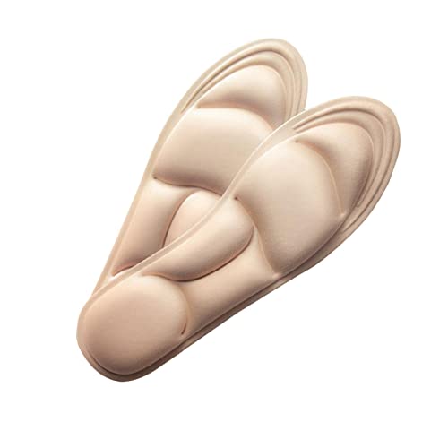 Perfeclan 5D Schuhe Kisseneinlagen absorbieren Schweiß Plattfüße Fußgewölbe Unterstützung Plantar Fußsohlen für Laufschuhe Wanderschuhe Erwachsene, Beige Perfeclan 5D Schuhe Kisseneinlagen absorbieren Schweiß Plattfüße Fußgewölbe Unterstützung Plantar Fußsohlen für Laufschuhe Wanderschuhe Erwachsene, Beige von Perfeclan