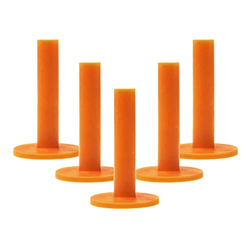 Perfeclan 5pcs Golf Rubber Tees Holder Range Übung Fahrtraining Tee Mats, 85mm Perfeclan 5pcs Golf Rubber Tees Holder Range Übung Fahrtraining Tee Mats, 85mm von Perfeclan