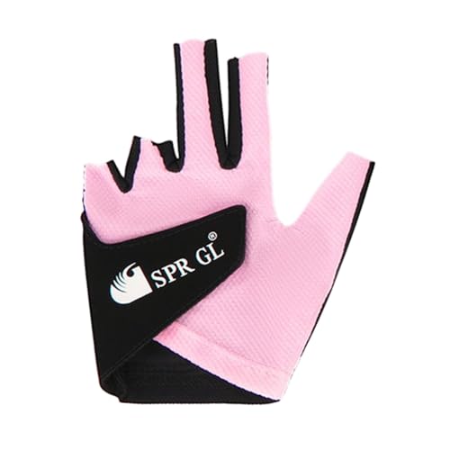 Perfeclan Billard Handschuh Links Rechts Hand 5 Finger Professionelle Pool Handschuh Billard Zubehör, ROSA Perfeclan Billard Handschuh Links Rechts Hand 5 Finger Professionelle Pool Handschuh Billard Zubehör, ROSA von Perfeclan