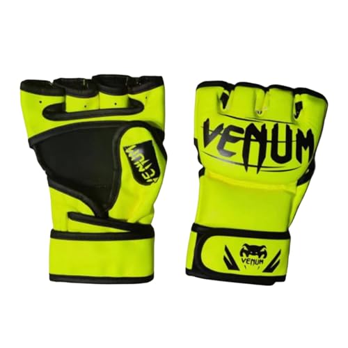 Perfeclan Box-Halbfinger-Handschuhe, Sparring-Handschuhe, stoßdämpfend, PU-, langlebig, Handschuhe, MMA-Handschuhe für den Kampf, Grappling, Gelbgrün Perfeclan Box-Halbfinger-Handschuhe, Sparring-Handschuhe, stoßdämpfend, PU-, langlebig, Handschuhe, MMA-Handschuhe für den Kampf, Grappling, Gelbgrün von Perfeclan