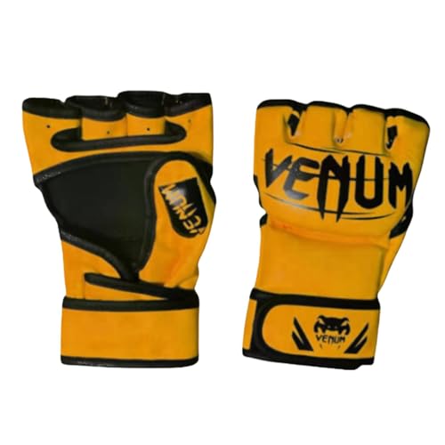 Perfeclan Box-Halbfinger-Handschuhe, Sparring-Handschuhe, stoßdämpfend, PU-, langlebig, Handschuhe, MMA-Handschuhe für den Kampf, Grappling, Orange Perfeclan Box-Halbfinger-Handschuhe, Sparring-Handschuhe, stoßdämpfend, PU-, langlebig, Handschuhe, MMA-Handschuhe für den Kampf, Grappling, Orange von Perfeclan
