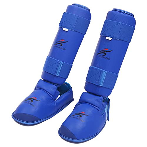 Perfeclan Boxen Schienbeinschoner Bein Ristschutz, Schutzausrüstung, Fuß Knöchel Karate boxeo en tailandia Thai Pads MMA für Erwachsene Sparring Ausrüstung, Link Blau S Perfeclan Boxen Schienbeinschoner Bein Ristschutz, Schutzausrüstung, Fuß Knöchel Karate boxeo en tailandia Thai Pads MMA für Erwachsene Sparring Ausrüstung, Link Blau S von Perfeclan