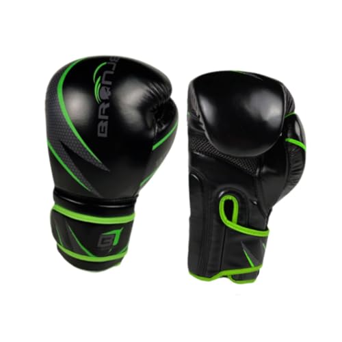 Perfeclan Boxhandschuhe für Erwachsene, bequem, Handgelenkstütze aus PU-, Sparringshandschuhe für Workout, Grappling, Home Gym, MMA, 16 Unzen von Perfeclan