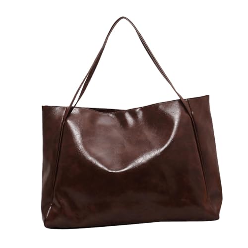 Perfeclan Damen-Umhängetasche, Reise-Einkaufstasche, modische Tasche, Trendige Handtasche für Pendeln, Reisen, Party, Frühling, braun Perfeclan Damen-Umhängetasche, Reise-Einkaufstasche, modische Tasche, Trendige Handtasche für Pendeln, Reisen, Party, Frühling, braun von Perfeclan