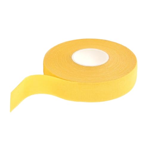 Perfeclan Eishockey-Stoffband, Hockey-Stabbänder, Gürtel, atmungsaktiv, 27 Yards, Hockey-Tape, Hockey-Sockenband für Golf-Pole-Baseball-Training, Gelb Perfeclan Eishockey-Stoffband, Hockey-Stabbänder, Gürtel, atmungsaktiv, 27 Yards, Hockey-Tape, Hockey-Sockenband für Golf-Pole-Baseball-Training, Gelb von Perfeclan