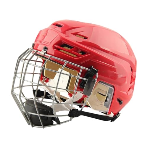 Perfeclan Eishockeyhelm EIS Skate Helm professionelle Kopfbedeckung Atmungsaktives Match -Üben mit Gesichtssportausrüstung, L von Perfeclan