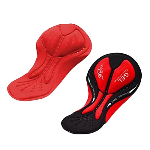 Perfeclan Fahrradhose Gepolstertes Gelpolster Stoßfeste Hosen Shorts Ersatzpolster Motorradkissen Hüftschutz, Rotes Gel-Pad Perfeclan Fahrradhose Gepolstertes Gelpolster Stoßfeste Hosen Shorts Ersatzpolster Motorradkissen Hüftschutz, Rotes Gel-Pad von Perfeclan