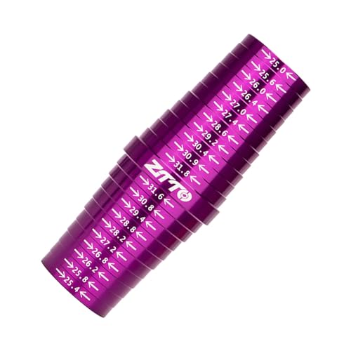Perfeclan Fahrradsattelstützen-Messwerkzeug, Sattelrohrmesser, einfach zu verwendendes Messwerkzeug 25,8 mm, tragbarer Schnellmessgrößenmesser, violett Perfeclan Fahrradsattelstützen-Messwerkzeug, Sattelrohrmesser, einfach zu verwendendes Messwerkzeug 25,8 mm, tragbarer Schnellmessgrößenmesser, violett von Perfeclan