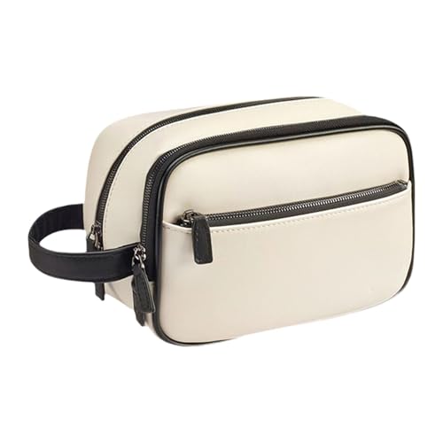 Perfeclan Golf-Zubehörtasche, Golfball-Etui für Herren und Damen, Handtasche mit Reißverschluss, Golfer-Tasche zur Aufbewahrung von Ballmarkern, Handybällen, Weiß Perfeclan Golf-Zubehörtasche, Golfball-Etui für Herren und Damen, Handtasche mit Reißverschluss, Golfer-Tasche zur Aufbewahrung von Ballmarkern, Handybällen, Weiß von Perfeclan