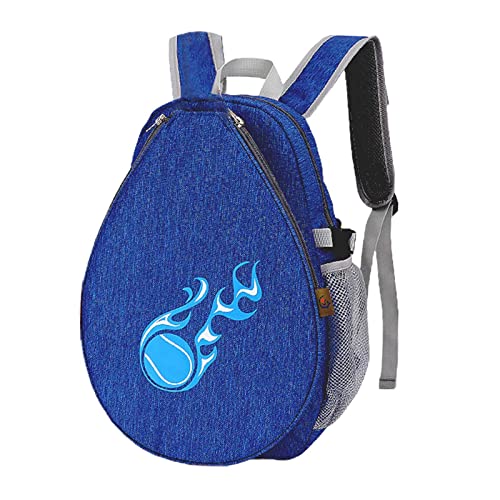 Kinder-Tennisschläger-Tasche, Aufbewahrung für Tennis-Tragetasche, Paddel, Rucksack für Bälle, Wasserflasche, Outdoor-Sportarten, tiefes Blau Kinder-Tennisschläger-Tasche, Aufbewahrung für Tennis-Tragetasche, Paddel, Rucksack für Bälle, Wasserflasche, Outdoor-Sportarten, tiefes Blau von Perfeclan