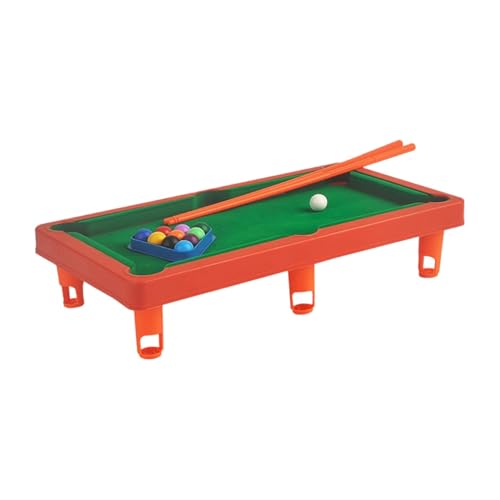 Perfeclan Mini-Billardtisch-Set, Indoor-Spielspielzeug, pädagogisches interaktives Spielzeug, Mini-Tisch-Billardtisch, Desktop-Snooker-Tisch für Jungen und, 30.3 cm x 17.5 cm x 6.7 cm von Perfeclan