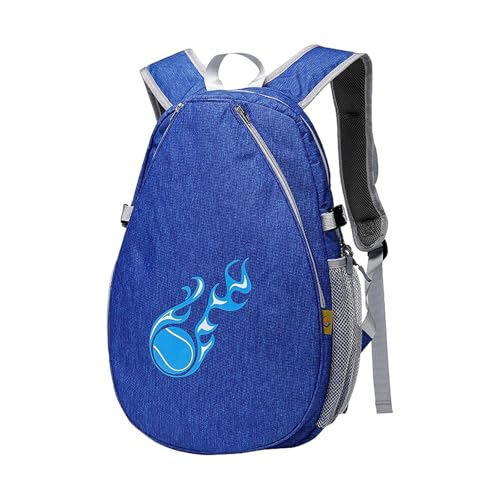 Perfeclan Pickleball Schläger Rucksack Tennis Schläger Tasche Frauen Männer Badminton Paddle Duffle Tasche Tennis Schläger Durchführung Badminton Schläger, tiefes Blau von Perfeclan