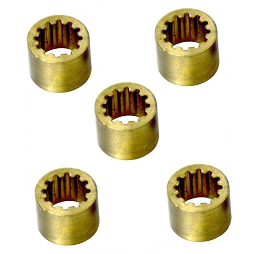 Perfeclan Pool-Queue-Ferrule, Billard-Queue-Ferrule, tragbare, auswechselbare Spitze, einfach anzuwenden, 10 mm, Snooker-Pool-Reparaturteile, 10mm mit Zähnen von Perfeclan