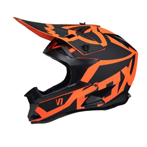 Perfeclan Rennrad-Mountainbike-Helm Fahrradhelm mit abnehmbarem Ohrenfutter für Erwachsene Fahrradhelm Fahrradhelm Helm, Orange M von Perfeclan