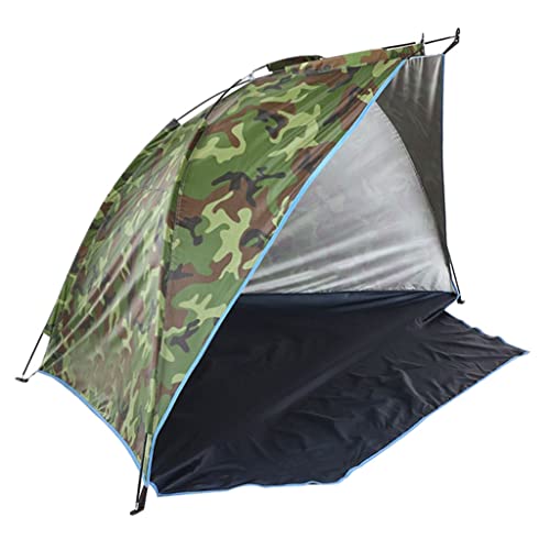 Perfeclan Strandzelt Beach Zelt, Strandmuschel Gartenzelt für 2-3 Personen Sonnenschutz, Ultraleicht, Camouflage Perfeclan Strandzelt Beach Zelt, Strandmuschel Gartenzelt für 2-3 Personen Sonnenschutz, Ultraleicht, Camouflage von Perfeclan