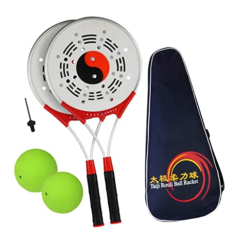 Perfeclan Tai Racket Ball Set Softball Fitness Taiji Rouli Ballschläger mit Aufbewahrungstasche für das Fitnesstraining für ältere Menschen, Stellen Sie J EIN Perfeclan Tai Racket Ball Set Softball Fitness Taiji Rouli Ballschläger mit Aufbewahrungstasche für das Fitnesstraining für ältere Menschen, Stellen Sie J EIN von Perfeclan