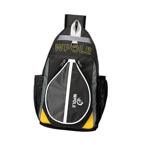 Perfeclan Tischtennis Tasche Pong Tasche Schläger Tasche Paddel Umhängetasche Schläger Tasche für Paddel Männer Tennis Schläger Hause, Großes Grau von Perfeclan