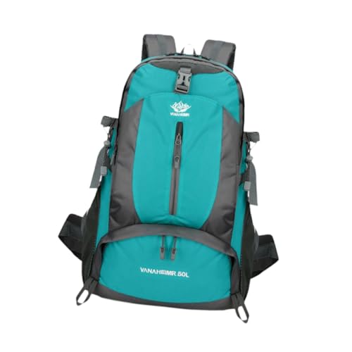 Perfeclan Wanderrucksack, Bergsteigerrucksack, wasserdichter Tagesrucksack, Outdoor-Reisetasche für Bergsteigen, Rucksackreisen, Touren, Blauer See von Perfeclan