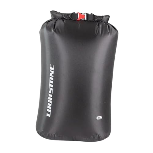 Perfeclan Wasserdichter Dry Bag Sack Tragbarer ultraleichter Kajak-Schwimmsack Wasserdichter Sack für Yoga Rafting Driften Wandern Angeln, 35 L Schwarz von Perfeclan