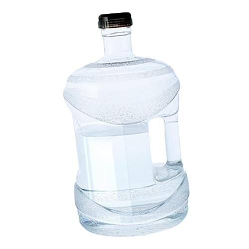 Perfeclan Wasserspeicherkrüge, Wasserspender, Wasserflasche, rund, mit Schraubdeckel, Wasserflaschenträger, Wassertank für, Maschine, Outdoor-Zubehör, 5L Klar von Perfeclan