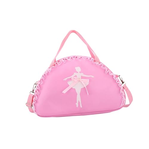 perfeclan Ballett-Tanz-Tasche, tragbare Reisetasche, Mädchen, Reisetasche für Gymnastik, lateinamerikanische Tänze, ROSA von Perfeclan