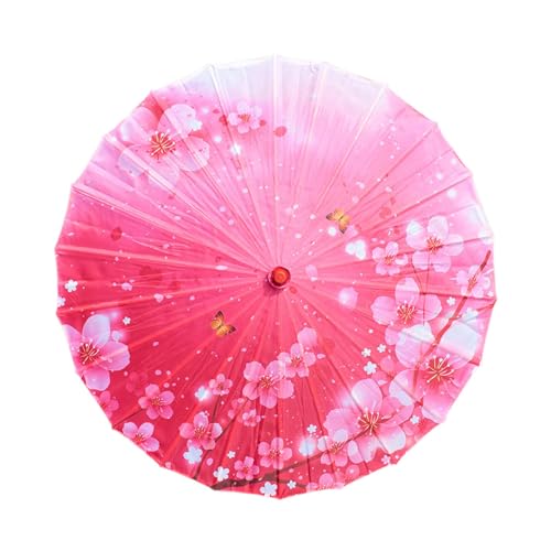 perfeclan Chinesischer Regenschirm, modisch, handgefertigt, orientalischer Regenschirm für Veranstaltungen, Partys, Frauen, Geschenk, Stil b von Perfeclan