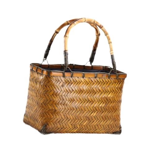 perfeclan Damen-Einkaufstasche, lässige gewebte Tasche für Outdoor-Frühlings-Hochzeits-Reiseabende, Style E von Perfeclan