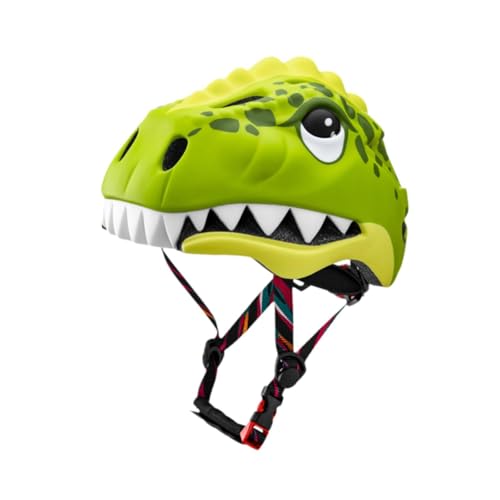 perfeclan Kinderfahrradhelm Kinderfahrradhelm Stilvolle Schlagfestigkeit Schutzausrüstung Rennradhelm zum Klettern Balance Auto, GrÜn von Perfeclan