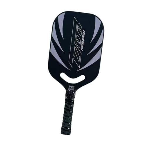 perfeclan Pickleball-Paddel, Pickleball-Schläger, tragbar, nahtlos, Premium für Anfänger, 14 mm Dicke Kohlefaser für Wettkampftraining, Style A von Perfeclan