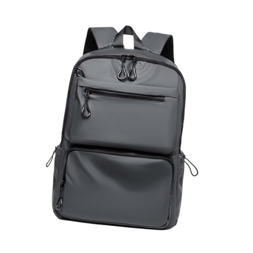 perfeclan Rucksack für Herren, Wasserabweisend, für Outdoor Pendeln, Einkaufen, Camping, Grau von Perfeclan