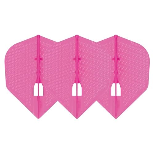 PerfectDarts 1 Set L Style Champagne Dart Flights Shape DIMPLE Pearl PINK von LSTYLE