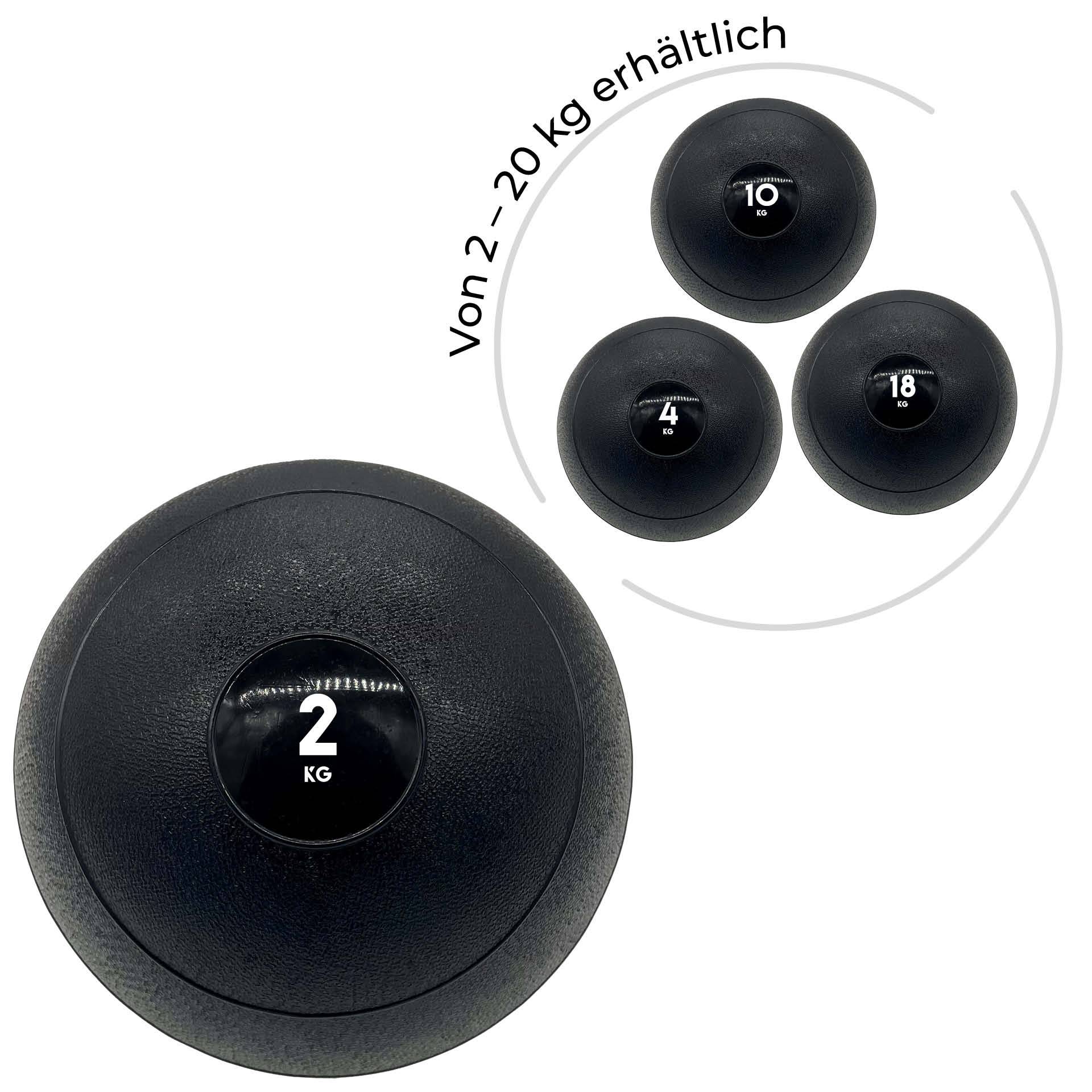 PB Speed Jam Ball Schwarz 2 kg von Perform Better